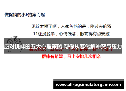 应对挑衅的五大心理策略 帮你从容化解冲突与压力